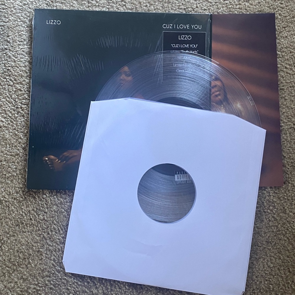 Lizzo cuz I love you clear vinyl